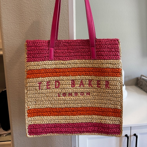 TED BAKER WOVWN TOTE BAG - Picture 1 of 9